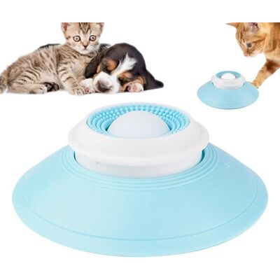 OEM Pallina Da Leccare Per Animali Domestici - 14,5 × 5,5 Cm - Tappetino Da Leccare Con Pallina Rotante Integrata - Materiale Pp - Ventosa Potente - Adatto A Cani E Gatti - Blu, Bianco OEM Pallina Da Leccare Per Animali Domestici - 14,5 × 5,5 Cm - Tappetino Da Leccare Con Pallina Rotante Integrata - Materiale Pp - Ventosa Potente - Adatto A Cani E Gatti - Blu, Bianco