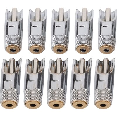 VISTRECK 10 Pezzi In Metallo Stile Bocca D'Anatra Abbeveratoio Per Maiale Abbeveratoio Accessori Per Allevamento Di Bestiame (bocca) VISTRECK 10 Pezzi In Metallo Stile Bocca D'Anatra Abbeveratoio Per Maiale Abbeveratoio Accessori Per Allevamento Di Bestiame (bocca)