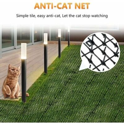 OEM Tappeto Anti-antintruso Per Gatti, 2 M X 0,3 M, Striscia Di Picchetti Piatti, Nero, Umano E Protettivo OEM Tappeto Anti-antintruso Per Gatti, 2 M X 0,3 M, Striscia Di Picchetti Piatti, Nero, Umano E Protettivo