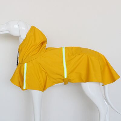 Zone Mantella Impermeabile Per Cani Di Taglia Grande Con Striscia Riflettente, Impermeabile Antivento Per Animali Domestici, Impermeabile Con Cappuccio Per Cani - Giallo (giallo, Taglia 4xl (48-65 Catties) Zone Mantella Impermeabile Per Cani Di Taglia Grande Con Striscia Riflettente, Impermeabile Antivento Per Animali Domestici, Impermeabile Con Cappuccio Per Cani - Giallo (giallo, Taglia 4xl (48-65 Catties)