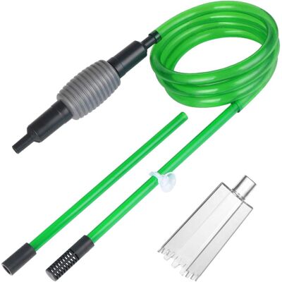 Zone Pulitore Di Ghiaia Per Acquari, Sifone Aspirante, Pompa Per Cambi D'Acqua E Pulizia Della Sabbia Zone Pulitore Di Ghiaia Per Acquari, Sifone Aspirante, Pompa Per Cambi D'Acqua E Pulizia Della Sabbia