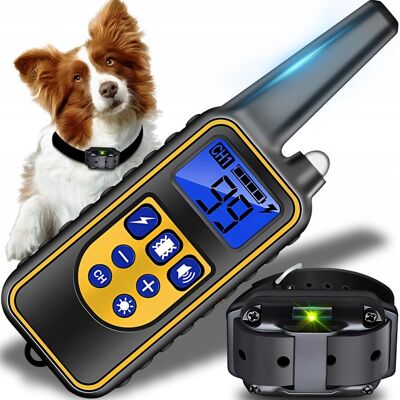 OEM Collare Elettrico Per Addestramento Cani Con Telecomando Da 800 M, Impermeabile. OEM Collare Elettrico Per Addestramento Cani Con Telecomando Da 800 M, Impermeabile.