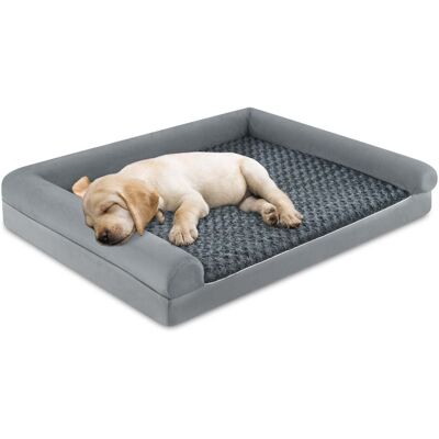 HELLOSHOP26 Cuccia Ortopedica Per Cani A Forma Di Uovo 113 X 89 X 18 Cm Supporto Ottimale E Facile Manutenzione Tessuto Grigio 200012353 HELLOSHOP26 Cuccia Ortopedica Per Cani A Forma Di Uovo 113 X 89 X 18 Cm Supporto Ottimale E Facile Manutenzione Tessuto Grigio 200012353