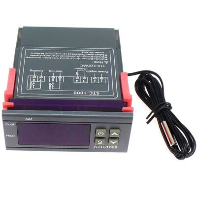 OEM Termoregolatore A Microprocessore, Display Digitale, Termostato Per Acquario, Incubatrice Per Frutti Di Mare, Da 110 A 220 V -crezuo OEM Termoregolatore A Microprocessore, Display Digitale, Termostato Per Acquario, Incubatrice Per Frutti Di Mare, Da 110 A 220 V -crezuo