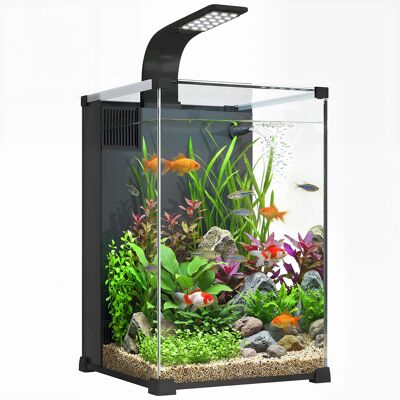 TORMATOR Acquario 36l Con Filtro Integrato, 30 X 30 X 45,5 Cm, Nero TORMATOR Acquario 36l Con Filtro Integrato, 30 X 30 X 45,5 Cm, Nero