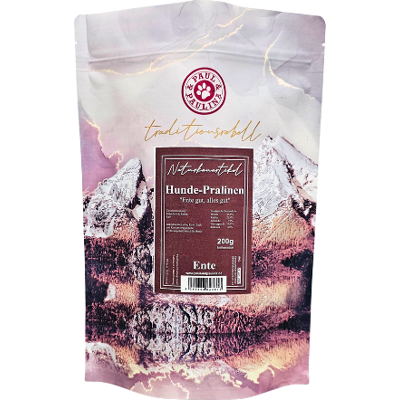 OEM Praline Di Anatra E Salvia 200 G Snack Per Cani Acidi Grassi Insaturi Paul & Paulina OEM Praline Di Anatra E Salvia 200 G Snack Per Cani Acidi Grassi Insaturi Paul & Paulina