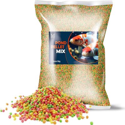 OEM Mangime Per Pesci Da Giardino, Carpe Koi, Mersjo Pond Pellet Mix 5 Kg 3 Mm OEM Mangime Per Pesci Da Giardino, Carpe Koi, Mersjo Pond Pellet Mix 5 Kg 3 Mm