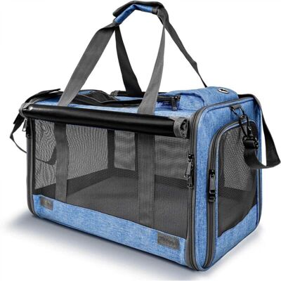 OEM Gabbia Per Animali Blu 4726,529 Cm 1 Gabbia Per Cuccioli E Gattini Con Lati Morbidi, Lavabile, Adatta Per Viaggi All'aperto OEM Gabbia Per Animali Blu 4726,529 Cm 1 Gabbia Per Cuccioli E Gattini Con Lati Morbidi, Lavabile, Adatta Per Viaggi All'aperto