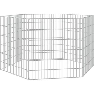 MAISON EXCLUSIVE - Recinto Per Animali Ruspante 6 Pannelli 54x60 Cm Ferro Zincato MAISON EXCLUSIVE - Recinto Per Animali Ruspante 6 Pannelli 54x60 Cm Ferro Zincato