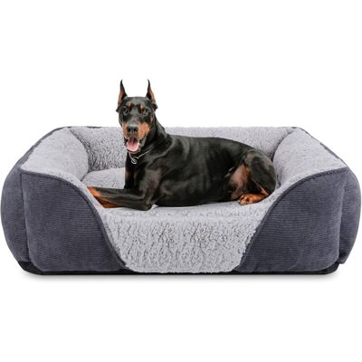 Neptune Joejoy Cesto Per Cani Di Grandi Dimensioni - Cuccia Per Cani In Peluche Lavabile, Antiscivolo, Adatta A Cani E Gatti Di Grandi Dimensioni, Comoda E Rilassante Xl (89×63×23 Cm Grigio) Neptune Joejoy Cesto Per Cani Di Grandi Dimensioni - Cuccia Per Cani In Peluche Lavabile, Antiscivolo, Adatta A Cani E Gatti Di Grandi Dimensioni, Comoda E Rilassante Xl (89×63×23 Cm Grigio)