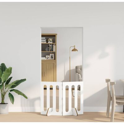 VIDAXL Recinto Pieghevole Per Animali 2 Pz Bianco 100,5 X 38 X 70 VIDAXL Recinto Pieghevole Per Animali 2 Pz Bianco 100,5 X 38 X 70