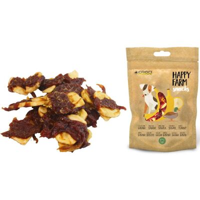 CROCI Happy Farm Snacks Anatra Con Banana 12 Buste Da 80 G Cad. CROCI Happy Farm Snacks Anatra Con Banana 12 Buste Da 80 G Cad.