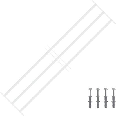 VIDAXL Griglia Di Sicurezza Per Finestra Con 3 Traversine 3 Pcs VIDAXL Griglia Di Sicurezza Per Finestra Con 3 Traversine 3 Pcs