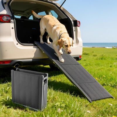 VEVOR Rampa Per Cani Per Auto 160 X 43,2 Cm, Rampe Pieghevoli Con Superficie In Tessuto Oxford Antiscivolo Per Animali Domestici Di Taglia Media E Grande Fino A 113 Kg, Per Suv E Camion VEVOR Rampa Per Cani Per Auto 160 X 43,2 Cm, Rampe Pieghevoli Con Superficie In Tessuto Oxford Antiscivolo Per Animali Domestici Di Taglia Media E Grande Fino A 113 Kg, Per Suv E Camion