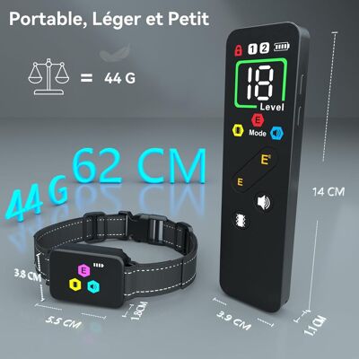 OEM Collare Per Addestramento Cani, Portata 3000 Metri, 3 Modalità: Suono, Vibrazione, Scossa Elettrica, Blocco Di Sicurezza, Resistente All'acqua, Ricaricabile, Altro OEM Collare Per Addestramento Cani, Portata 3000 Metri, 3 Modalità: Suono, Vibrazione, Scossa Elettrica, Blocco Di Sicurezza, Resistente All'acqua, Ricaricabile, Altro