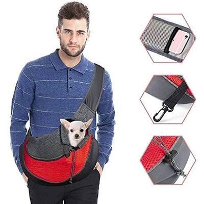 Zone Borsa Per Il Trasporto Di Cani, Borsa A Tracolla Regolabile Per Gatti E Cuccioli, Borsa Da Viaggio Per Piccoli Animali, Borsetta Per Cani Con Tasca In Rete Traspirante, Borsa Portatile Per Cani Per Me Zone Borsa Per Il Trasporto Di Cani, Borsa A Tracolla Regolabile Per Gatti E Cuccioli, Borsa Da Viaggio Per Piccoli Animali, Borsetta Per Cani Con Tasca In Rete Traspirante, Borsa Portatile Per Cani Per Me