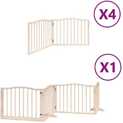 HELLOSHOP26 Cancelletto Di Sicurezza Per Animali Domestici Porta Pieghevole 12 Pannelli Legno Di Pioppo Marrone 020023157 HELLOSHOP26 Cancelletto Di Sicurezza Per Animali Domestici Porta Pieghevole 12 Pannelli Legno Di Pioppo Marrone 020023157