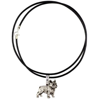 OEM Bulldog Francese I - Collana Con Ciondolo Placcato In Argento Per Gli Amanti Dei Cani, Gioiello Raffinato Di Art-dog OEM Bulldog Francese I - Collana Con Ciondolo Placcato In Argento Per Gli Amanti Dei Cani, Gioiello Raffinato Di Art-dog