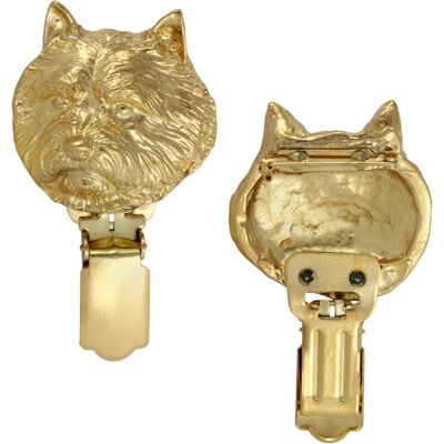OEM Norwich Terrier - Spilla Con Clip, Porta Numero Di Partenza Placcato Oro, Regalo Per Una Mostra Canina Di Art-dog OEM Norwich Terrier - Spilla Con Clip, Porta Numero Di Partenza Placcato Oro, Regalo Per Una Mostra Canina Di Art-dog