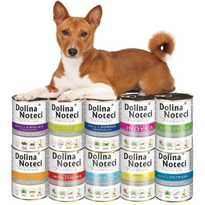 OEM Dolina Noteci Premium, Cibo Umido Per Cani, Mix Di Gusti, 10 X 400 G OEM Dolina Noteci Premium, Cibo Umido Per Cani, Mix Di Gusti, 10 X 400 G