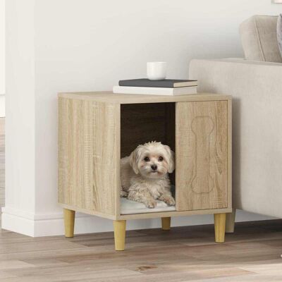 VIDAXL Cuccia Per Cani Sonoma 44 X 42 X 49 Cm Legno Ingegnerizzato VIDAXL Cuccia Per Cani Sonoma 44 X 42 X 49 Cm Legno Ingegnerizzato