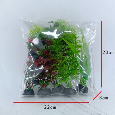 OEM 11 Piante Artificiali Per Acquario E Terrario, Decorazione Acquatica E Per Rettili - Altro OEM 11 Piante Artificiali Per Acquario E Terrario, Decorazione Acquatica E Per Rettili - Altro