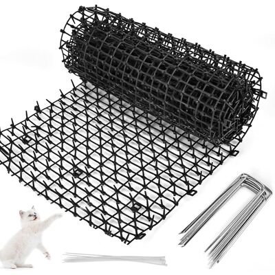 Neptune Repellente Per Animali Domestici E Animali Selvatici - Griglia A Punte Contro I Gatti - 30 X 200 Cm - Con 8 Picchetti E 8 Fascette - Tappetino Repellente Per Cani, Gatti E Animali Selvatici Neptune Repellente Per Animali Domestici E Animali Selvatici - Griglia A Punte Contro I Gatti - 30 X 200 Cm - Con 8 Picchetti E 8 Fascette - Tappetino Repellente Per Cani, Gatti E Animali Selvatici