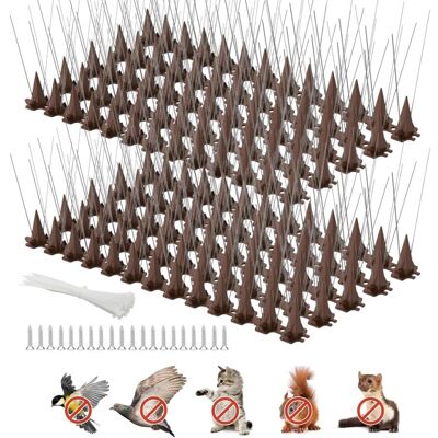 XISRENS Punte Anti-piccioni In Acciaio Inox Da 3,3 M - Protezione Da Uccelli E Volatili - Per Balconi, Tetti E Giardini XISRENS Punte Anti-piccioni In Acciaio Inox Da 3,3 M - Protezione Da Uccelli E Volatili - Per Balconi, Tetti E Giardini