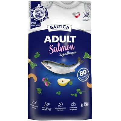 OEM Baltica Adult Salmone Ipoallergenico Xs 3 Kg, Alimento Per Cani Di Piccola Taglia OEM Baltica Adult Salmone Ipoallergenico Xs 3 Kg, Alimento Per Cani Di Piccola Taglia