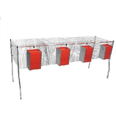 GOMEZ Y CRESPO - Cage Per Conigli Economici Model-2 Con Anacardi. 1 Piano 4 Dipartimenti GOMEZ Y CRESPO - Cage Per Conigli Economici Model-2 Con Anacardi. 1 Piano 4 Dipartimenti