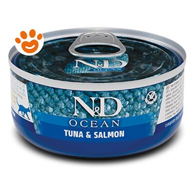 Farmina N&D Cibo Gatto Tonno Salmone - 80g Farmina N&D Cibo Gatto Tonno Salmone - 80g