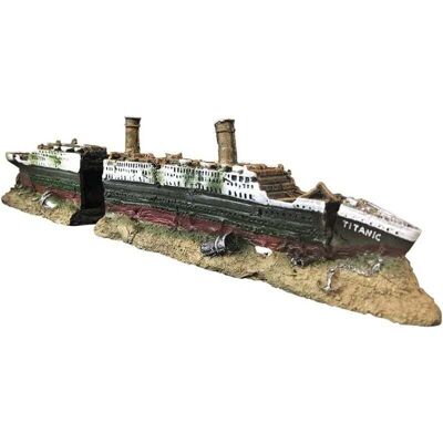 OEM Decorazione Per Acquario A Forma Di Relitto Del Titanic In Resina Ecologica - Crezuo OEM Decorazione Per Acquario A Forma Di Relitto Del Titanic In Resina Ecologica - Crezuo