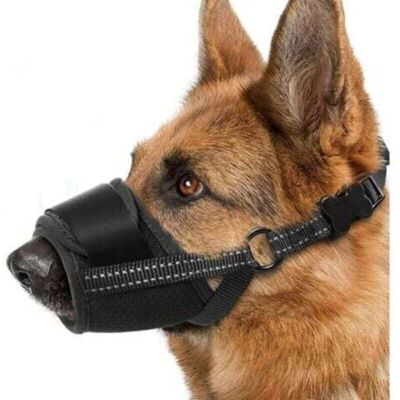 OEM Museruola Per Cani Di Taglia Grande/media, In Poliestere, Taglia Xl, Colore Nero. OEM Museruola Per Cani Di Taglia Grande/media, In Poliestere, Taglia Xl, Colore Nero.