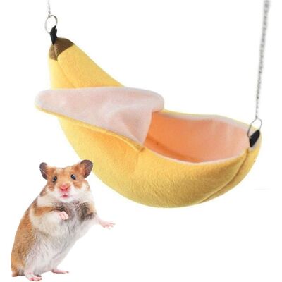 Zone Letto Per Criceti Banana House, Amaca Per Piccoli Animali, Nido Caldo Per Gabbia, Accessori Per Criceti, Petauri Dello Zucchero, Criceti, Uccelli, Animali Domestici Zone Letto Per Criceti Banana House, Amaca Per Piccoli Animali, Nido Caldo Per Gabbia, Accessori Per Criceti, Petauri Dello Zucchero, Criceti, Uccelli, Animali Domestici