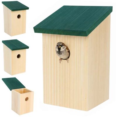 NORTHIX Set Di 4 Nidi Artificiali Per Uccelli In Legno Di Abete, Facili Da Pulire. NORTHIX Set Di 4 Nidi Artificiali Per Uccelli In Legno Di Abete, Facili Da Pulire.