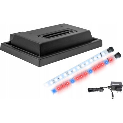 OEM Copertura Per Acquario 40x25 Nera + Illuminazione Led Bianco 8520 + Pianta 3:1 OEM Copertura Per Acquario 40x25 Nera + Illuminazione Led Bianco 8520 + Pianta 3:1