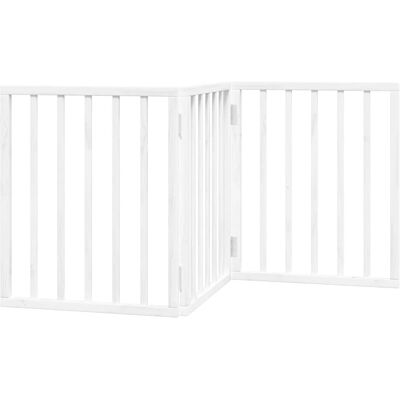 HELLOSHOP26 Cancelletto Di Sicurezza Pieghevole Per Cani A 3 Pannelli 150 Cm Legno Di Pioppo Bianco 020023073 HELLOSHOP26 Cancelletto Di Sicurezza Pieghevole Per Cani A 3 Pannelli 150 Cm Legno Di Pioppo Bianco 020023073