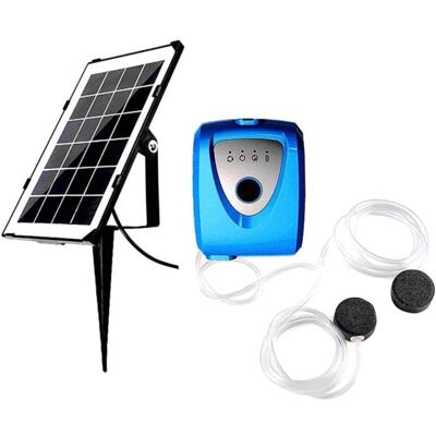 OEM Pompa Ad Aria Solare, Aeratore Per Acquario, Aeratore Per Laghetto, Con Tubo Per Ossigenazione E Pietra Porosa (blu) OEM Pompa Ad Aria Solare, Aeratore Per Acquario, Aeratore Per Laghetto, Con Tubo Per Ossigenazione E Pietra Porosa (blu)