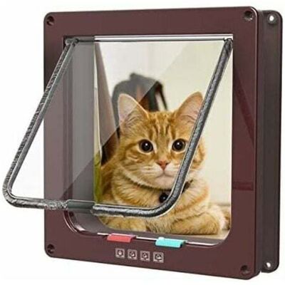 OEM Gattaiola Con Striscia Magnetica Bassa, Porta Per Gatti E Cuccioli, Gattaiola Con Tunnel (19,7192 Cm, Marrone) -crezuo OEM Gattaiola Con Striscia Magnetica Bassa, Porta Per Gatti E Cuccioli, Gattaiola Con Tunnel (19,7192 Cm, Marrone) -crezuo