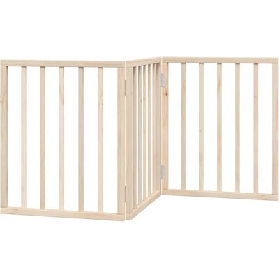 HELLOSHOP26 Cancelletto Di Sicurezza Pieghevole Per Cani A 3 Pannelli 150 Cm Legno Di Pioppo Marrone 020023068 HELLOSHOP26 Cancelletto Di Sicurezza Pieghevole Per Cani A 3 Pannelli 150 Cm Legno Di Pioppo Marrone 020023068