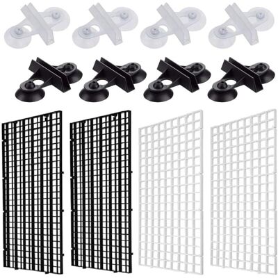 OEM Divisori Per Acquario In Plastica – Set Di 4 Griglie Con 8 Clip A Ventosa, Ideali Per Separare I Pesci In Un Acquario OEM Divisori Per Acquario In Plastica – Set Di 4 Griglie Con 8 Clip A Ventosa, Ideali Per Separare I Pesci In Un Acquario