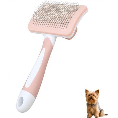 OEM Spazzola Autopulente Adatta A Cani Di Piccola Taglia A Pelo Lungo, Rimozione Del Pelo Con Un Solo Clic, Indispensabile Per I Cuccioli, Adatta A Yorkshire Terrier, Shih Tzu, Maltese, Maltipoo, Pomerani OEM Spazzola Autopulente Adatta A Cani Di Piccola Taglia A Pelo Lungo, Rimozione Del Pelo Con Un Solo Clic, Indispensabile Per I Cuccioli, Adatta A Yorkshire Terrier, Shih Tzu, Maltese, Maltipoo, Pomerani