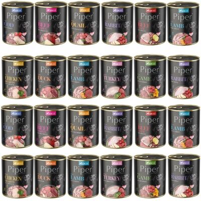 OEM Alimento Per Cani Dolina Noteci Piper, Mix Di Gusti 24x800g OEM Alimento Per Cani Dolina Noteci Piper, Mix Di Gusti 24x800g