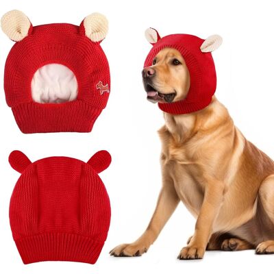 Neptune Cappello Caldo Per Cani, Cappello Invernale Per Cani, Cappello Lavorato A Maglia Per Cani, Cappello Rosso Lavorato A Maglia Per Animali Domestici, Passamontagna Caldo Per Cani, Riduzione Del Rumore, C Neptune Cappello Caldo Per Cani, Cappello Invernale Per Cani, Cappello Lavorato A Maglia Per Cani, Cappello Rosso Lavorato A Maglia Per Animali Domestici, Passamontagna Caldo Per Cani, Riduzione Del Rumore, C