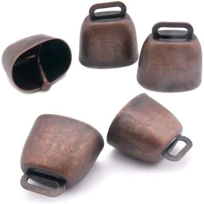 OEM Set Di 5 Campanelli Per Cani In Rame, Campanelli In Metallo Per Mucche, Cavalli, Pecore, Gatti, Piccoli Animali Domestici (bronzo) OEM Set Di 5 Campanelli Per Cani In Rame, Campanelli In Metallo Per Mucche, Cavalli, Pecore, Gatti, Piccoli Animali Domestici (bronzo)