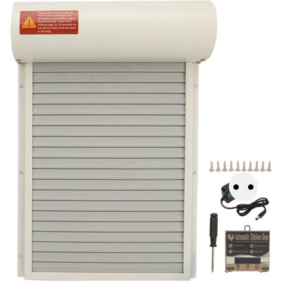 OEM Apriporta Automatico Per Pollaio, Porta In Alluminio Ad Energia Solare Con Timer, Sensore Di Luce, Telecomando, 4 Modalità, Design Anti-schiacciamento Per Polli (bianco) OEM Apriporta Automatico Per Pollaio, Porta In Alluminio Ad Energia Solare Con Timer, Sensore Di Luce, Telecomando, 4 Modalità, Design Anti-schiacciamento Per Polli (bianco)