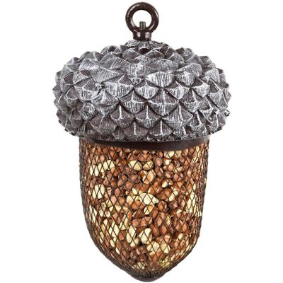 ESSCHERT DESIGN Mangiatoia Uccellini A Forma Di Pigna Uccelli Selvatici 14x14x22cm Arachidi ESSCHERT DESIGN Mangiatoia Uccellini A Forma Di Pigna Uccelli Selvatici 14x14x22cm Arachidi