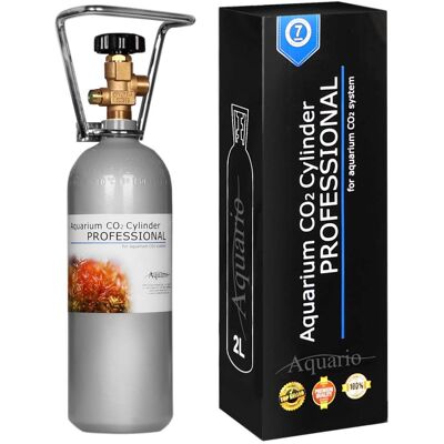 OEM Bombola Di Co2 Aquario Blu Da 2 Litri (47 Cm) - Nuova Con Valvola OEM Bombola Di Co2 Aquario Blu Da 2 Litri (47 Cm) - Nuova Con Valvola
