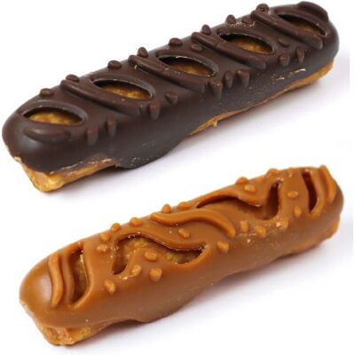 CROCI Set 20 Pezzi Bakery Eclair Con Anatra Snack Per Cani 12 Cm 35 G CROCI Set 20 Pezzi Bakery Eclair Con Anatra Snack Per Cani 12 Cm 35 G