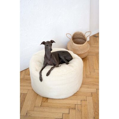 OEM Cuccia Ovale In Lana Naturale Per Animali Domestici - Bianco 80 Cm OEM Cuccia Ovale In Lana Naturale Per Animali Domestici - Bianco 80 Cm